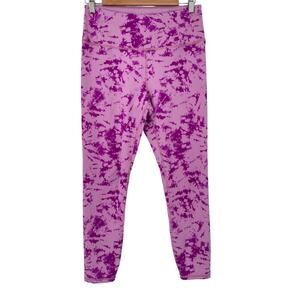 IVL Collective Cropped Leggings size 10 Purple Tie Dye‎